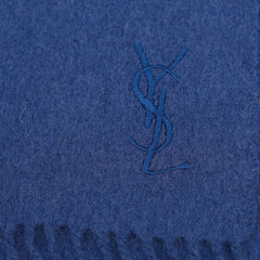 YSL Wool Plain Vintage Pre-Loved Scarf