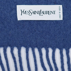 YSL Wool Plain Vintage Pre-Loved Scarf