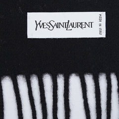 YSL Wool Plain Vintage Pre-Loved Scarf
