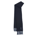 YSL Wool Plain Vintage Pre-Loved Scarf