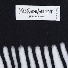 YSL Wool Plain Vintage Pre-Loved Scarf