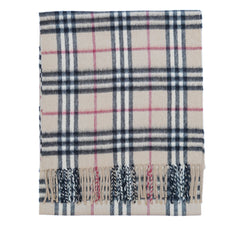 Cashmere Plaid Print Vintage Pre-Loved Scarf