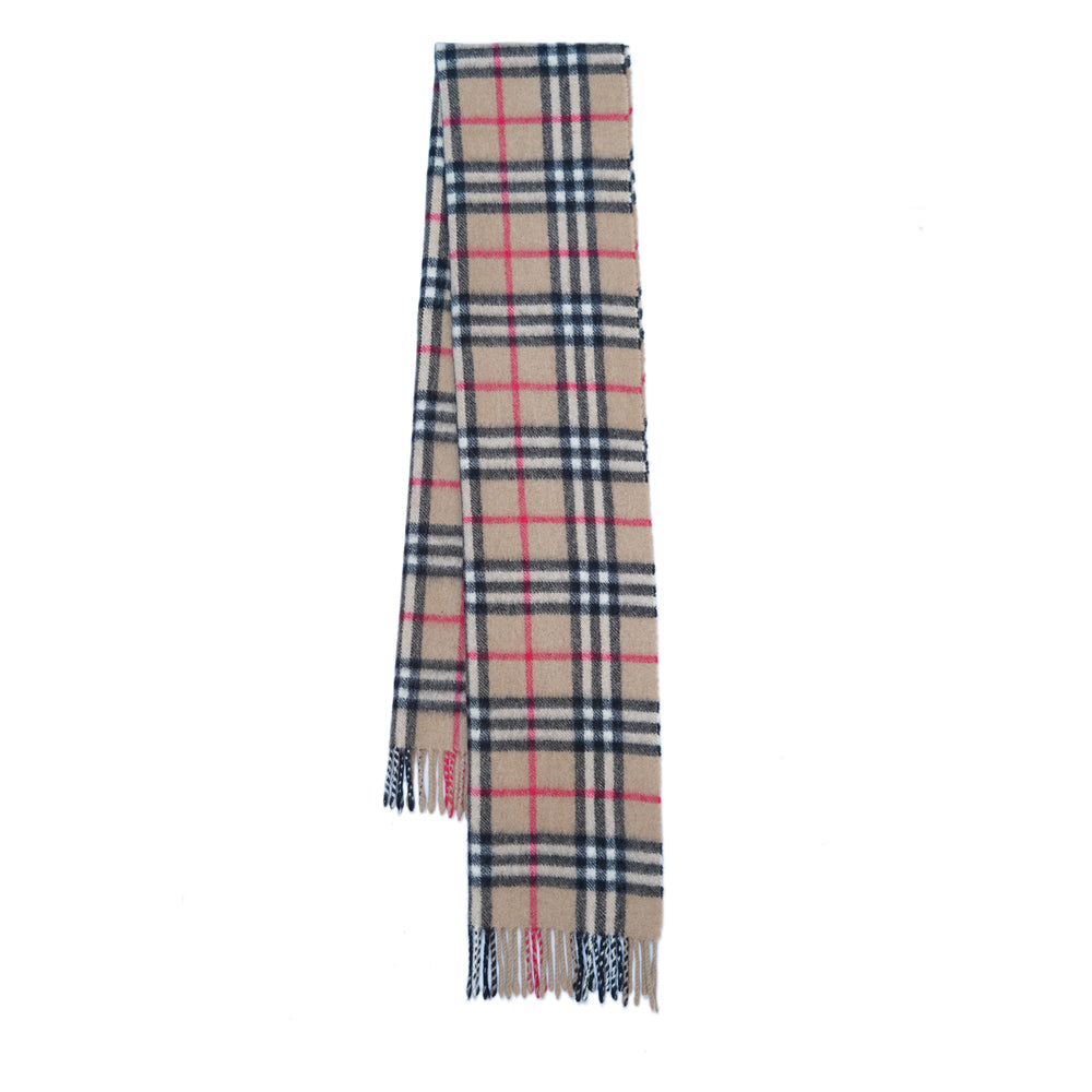Cashmere Plaid Print Vintage Pre-Loved Scarf