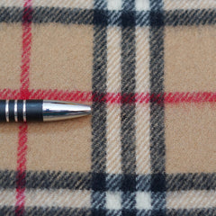 Lambswool Plaid Print Vintage Pre-Loved Scarf