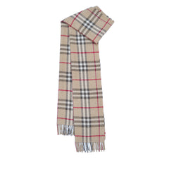 Cashmere/Wool Plaid Print Vintage Pre-Loved Scarf