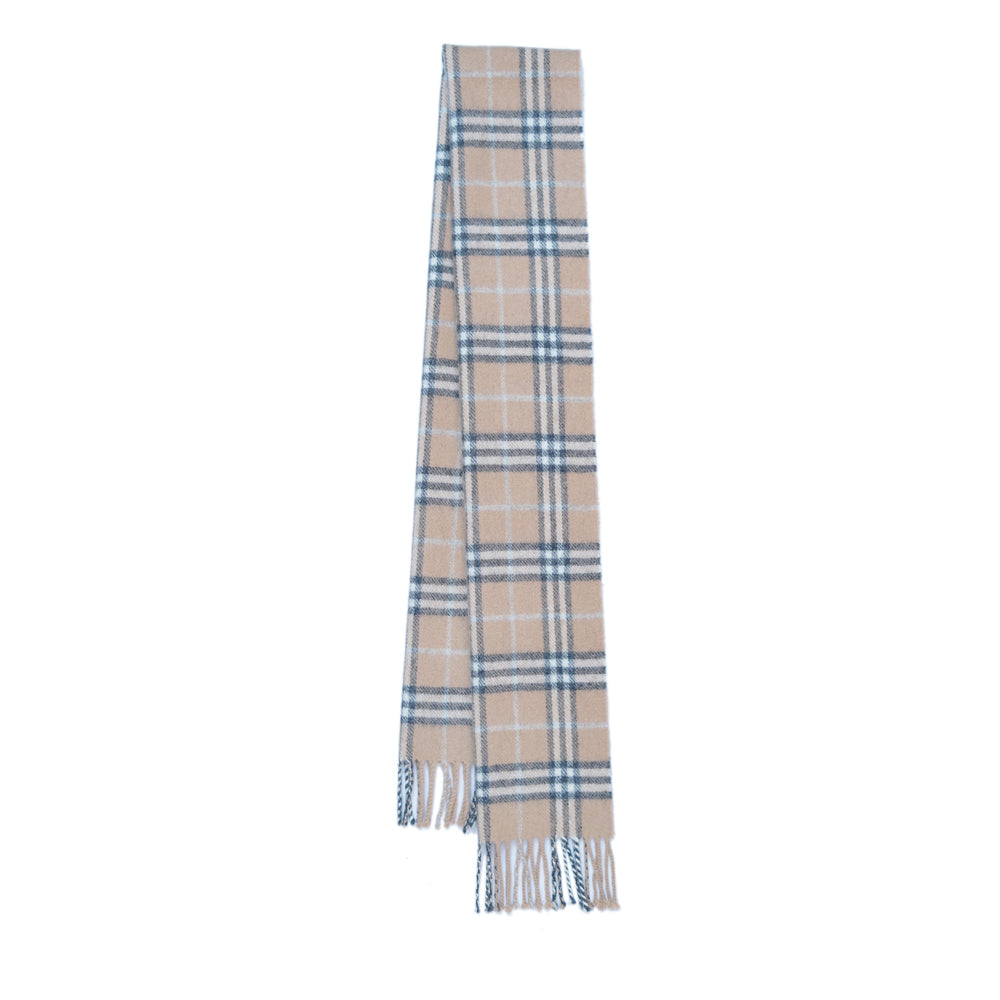 Lambswool Plaid Print Vintage Pre-Loved Scarf