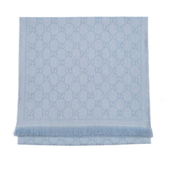 Wool GG Pattern Vintage Pre-Loved Scarf