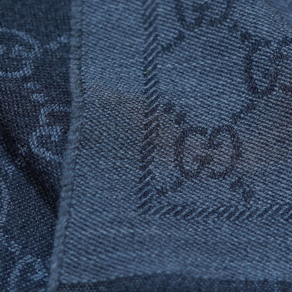 Wool GG Pattern Vintage Pre-Loved Scarf