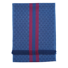 Wool GG Pattern Vintage Pre-Loved Scarf
