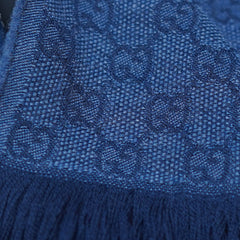 Wool GG Pattern Vintage Pre-Loved Scarf