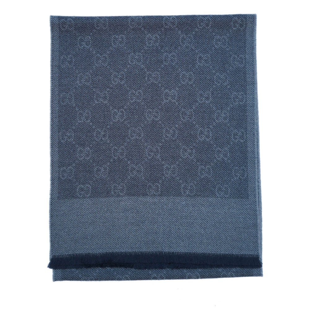 Wool GG Pattern Vintage Pre-Loved Scarf