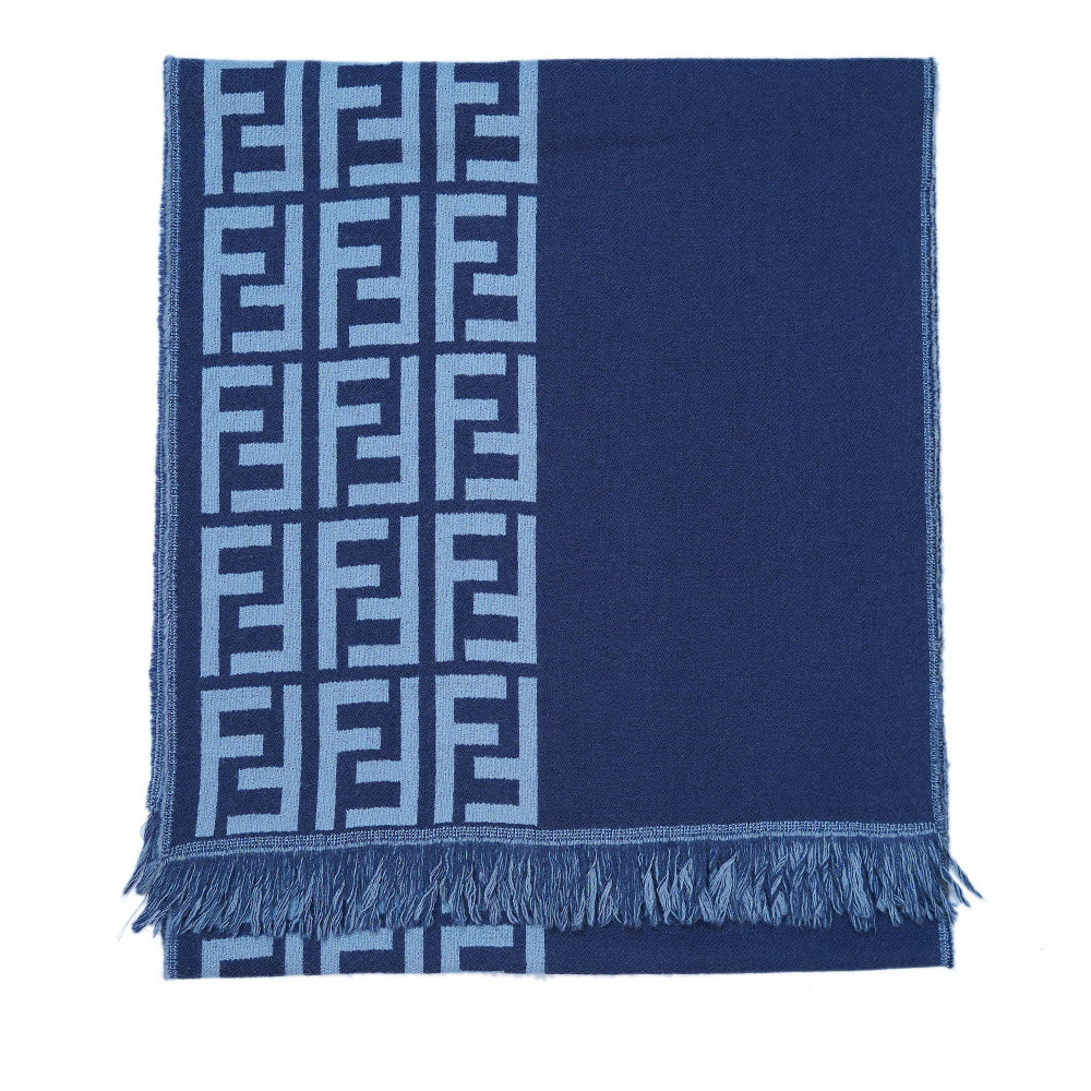 Wool FF Pattern Vintage Pre-Loved Scarf
