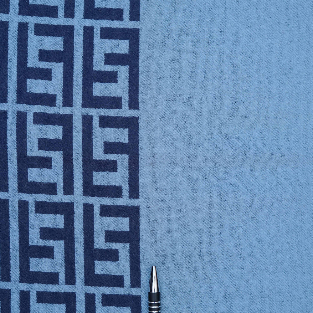 Wool FF Pattern Vintage Pre-Loved Scarf