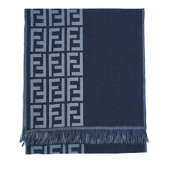 Wool FF Pattern Vintage Pre-Loved Scarf