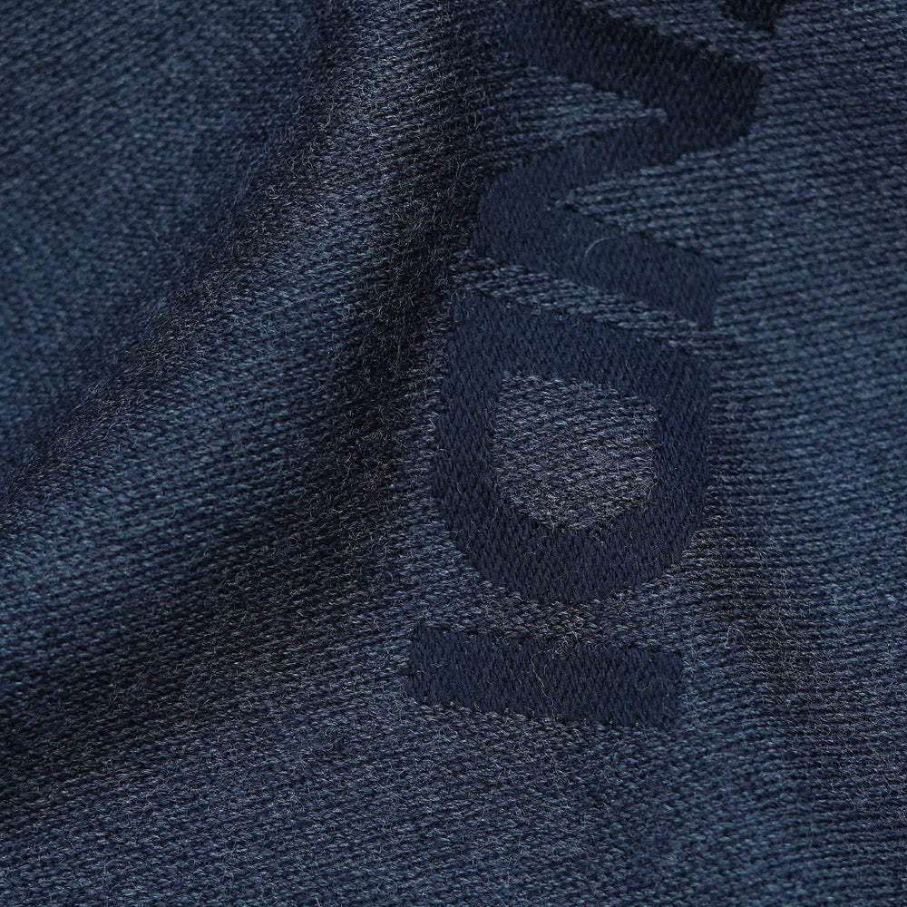 Wool Logo Pattern Vintage Pre-Loved Scarf
