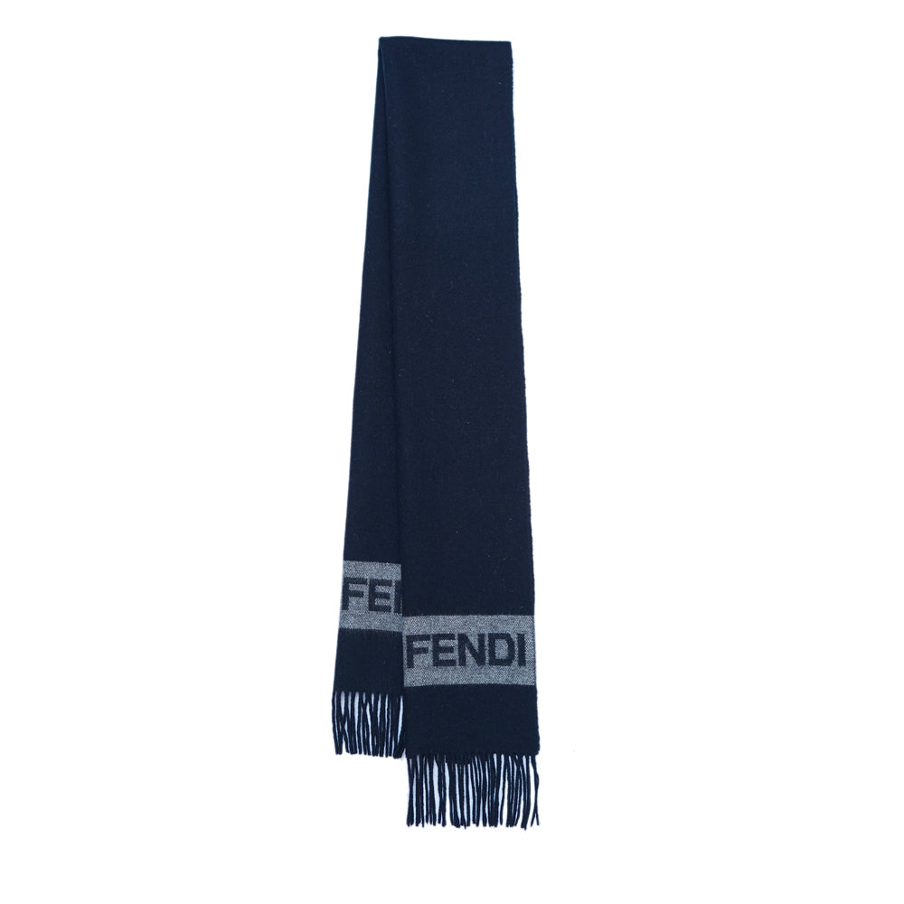 Wool Plain Vintage Pre-Loved Scarf