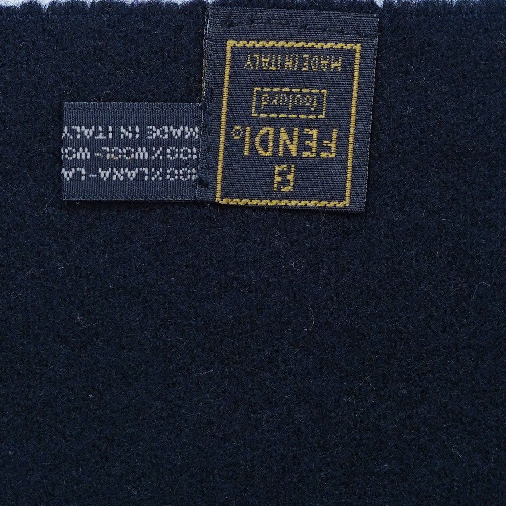 Wool Plain Vintage Pre-Loved Scarf