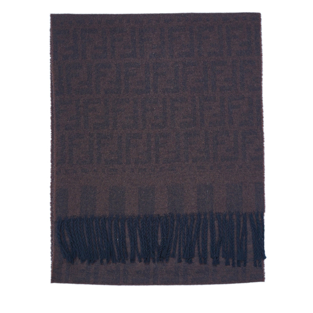 Wool FF Pattern Vintage Pre-Loved Scarf