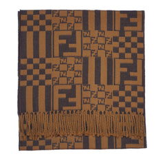 Wool FF Pattern Vintage Pre-Loved Scarf