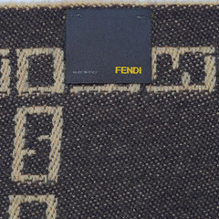 Wool FF Pattern Vintage Pre-Loved Scarf