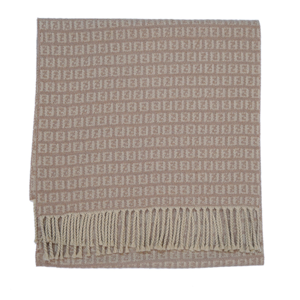 Wool FF Pattern Vintage Pre-Loved Scarf
