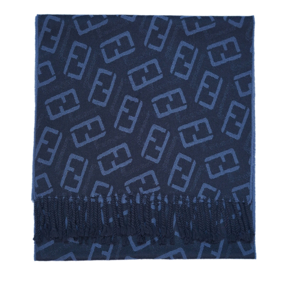 Wool FF Pattern Vintage Pre-Loved Scarf