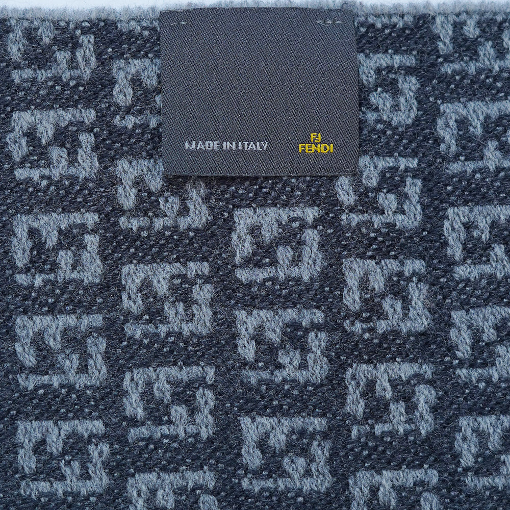 Wool FF Pattern Vintage Pre-Loved Scarf