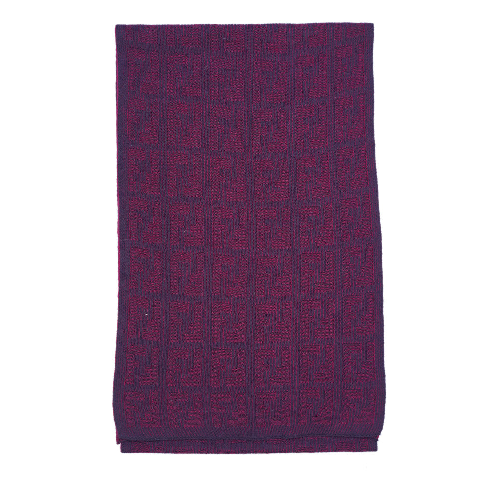 Wool FF Pattern Vintage Pre-Loved Scarf