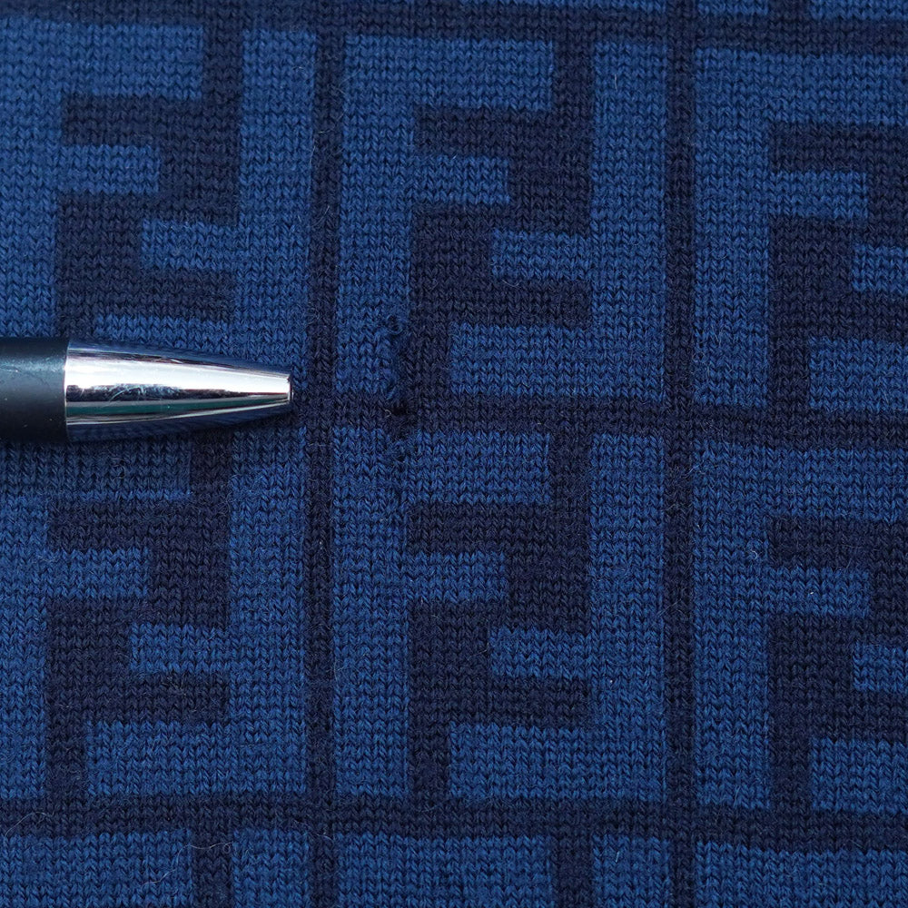 Wool FF Pattern Vintage Pre-Loved Scarf