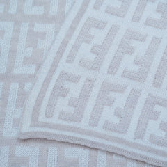 Wool FF Pattern Vintage Pre-Loved Scarf