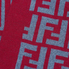 Wool FF Pattern Vintage Pre-Loved Scarf