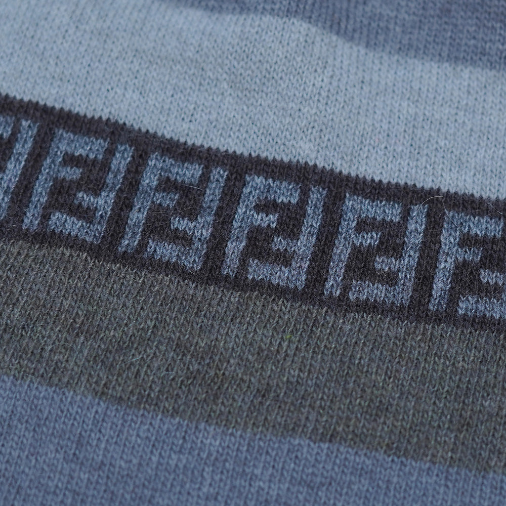 Wool FF Pattern Vintage Pre-Loved Scarf