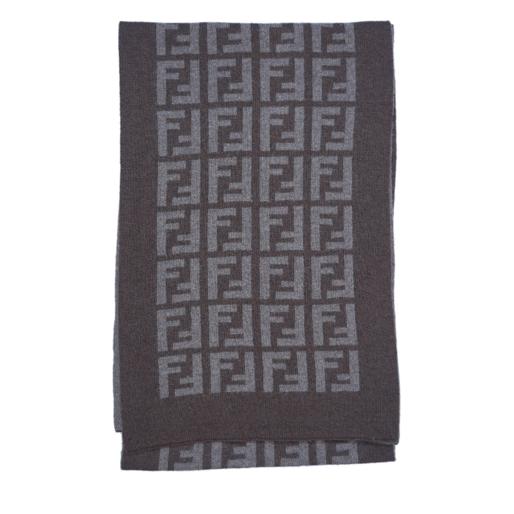 Wool FF Pattern Vintage Pre-Loved Scarf