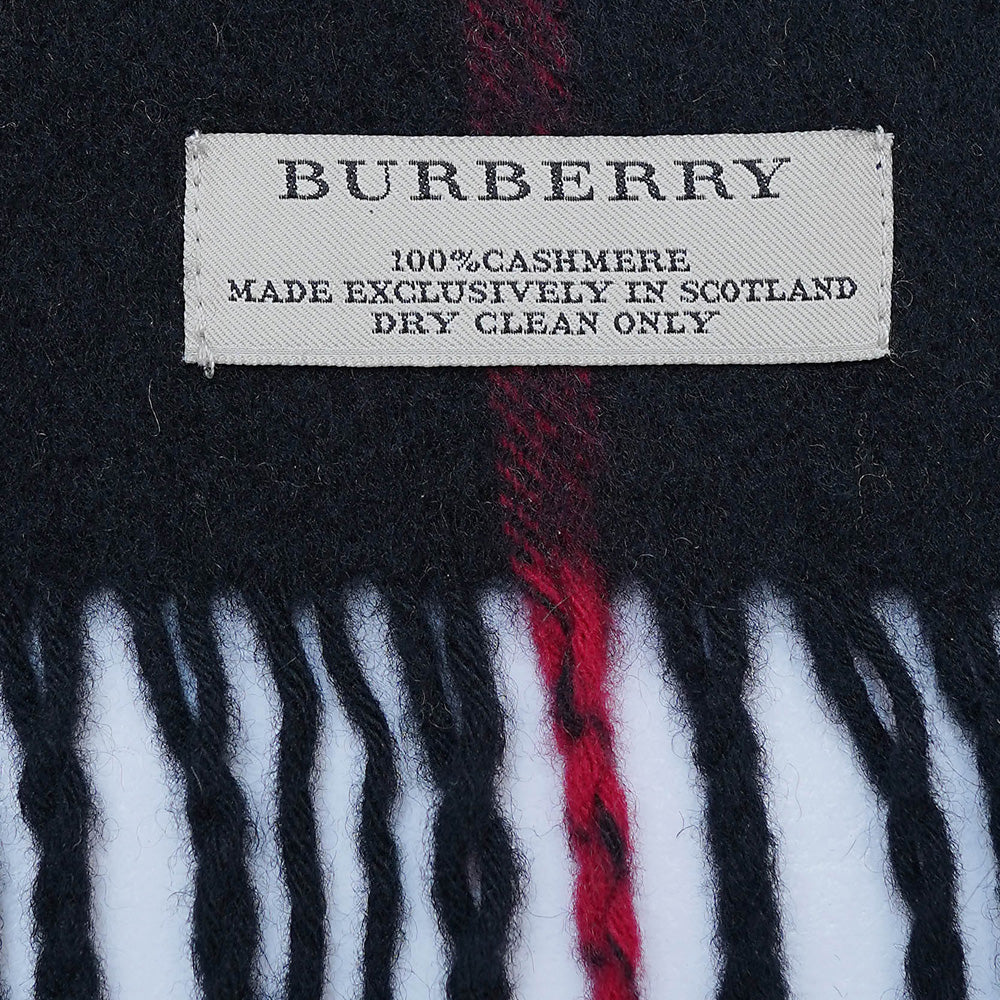 Cashmere Plaid Print Vintage Pre-Loved Scarf