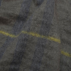 Cashmere/Merino Plaid Print Vintage Pre-Loved Scarf