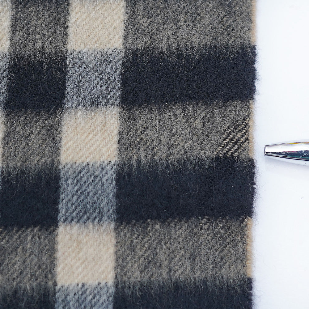 Cashmere Plaid Print Vintage Pre-Loved Scarf