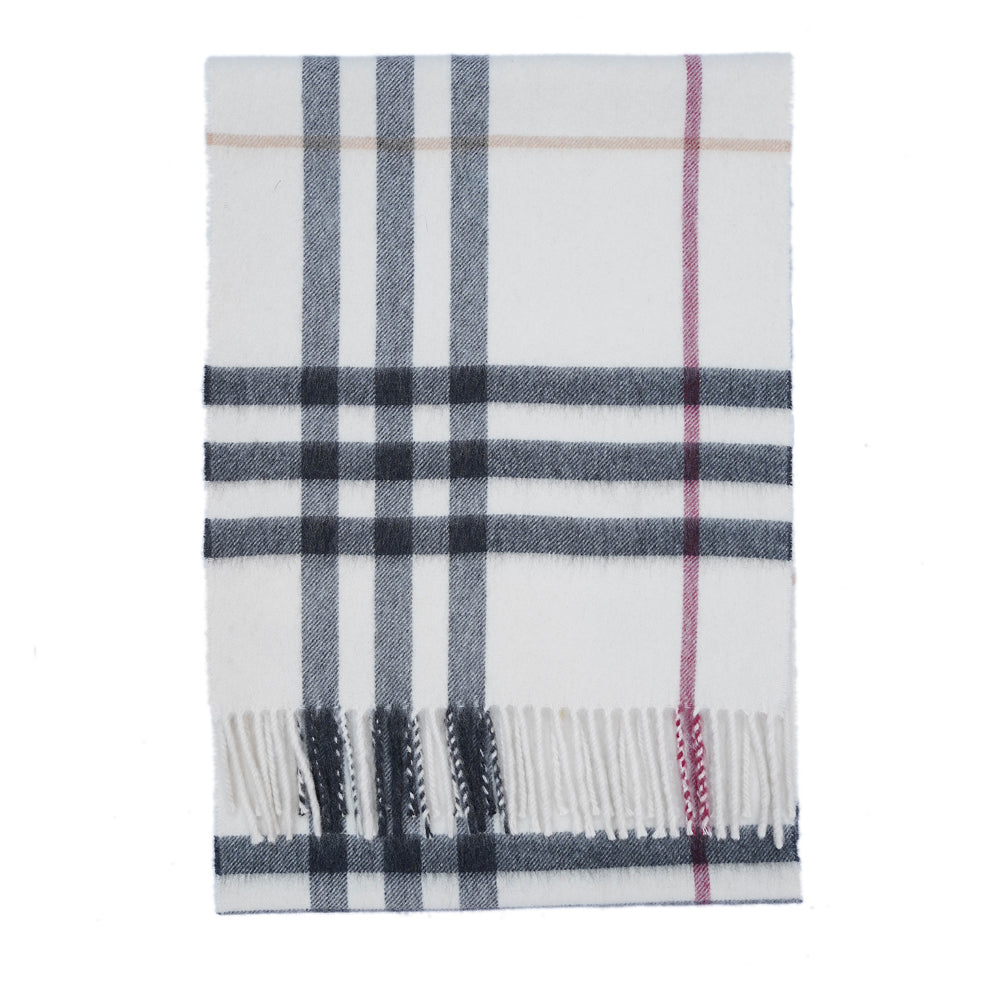 Cashmere Plaid Print Vintage Pre-Loved Scarf