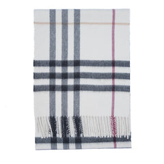 Cashmere Plaid Print Vintage Pre-Loved Scarf