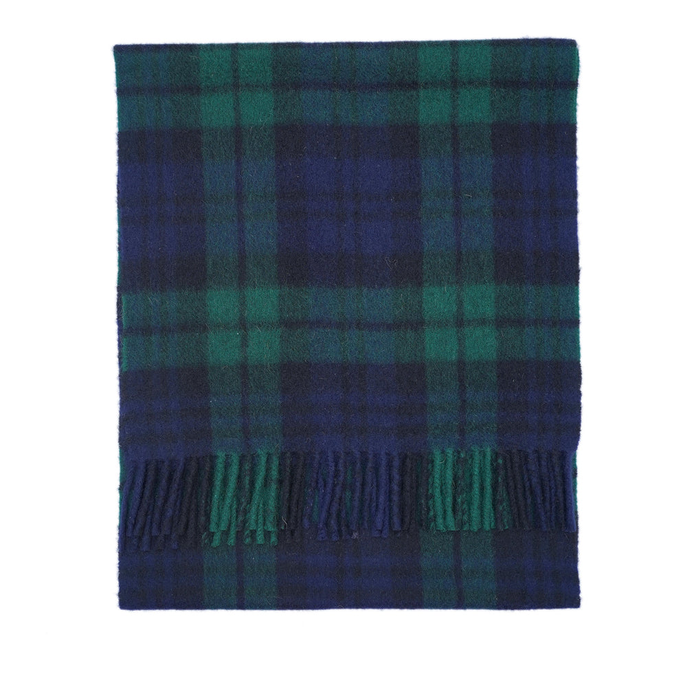 Cashmere Plaid Print Vintage Pre-Loved Scarf