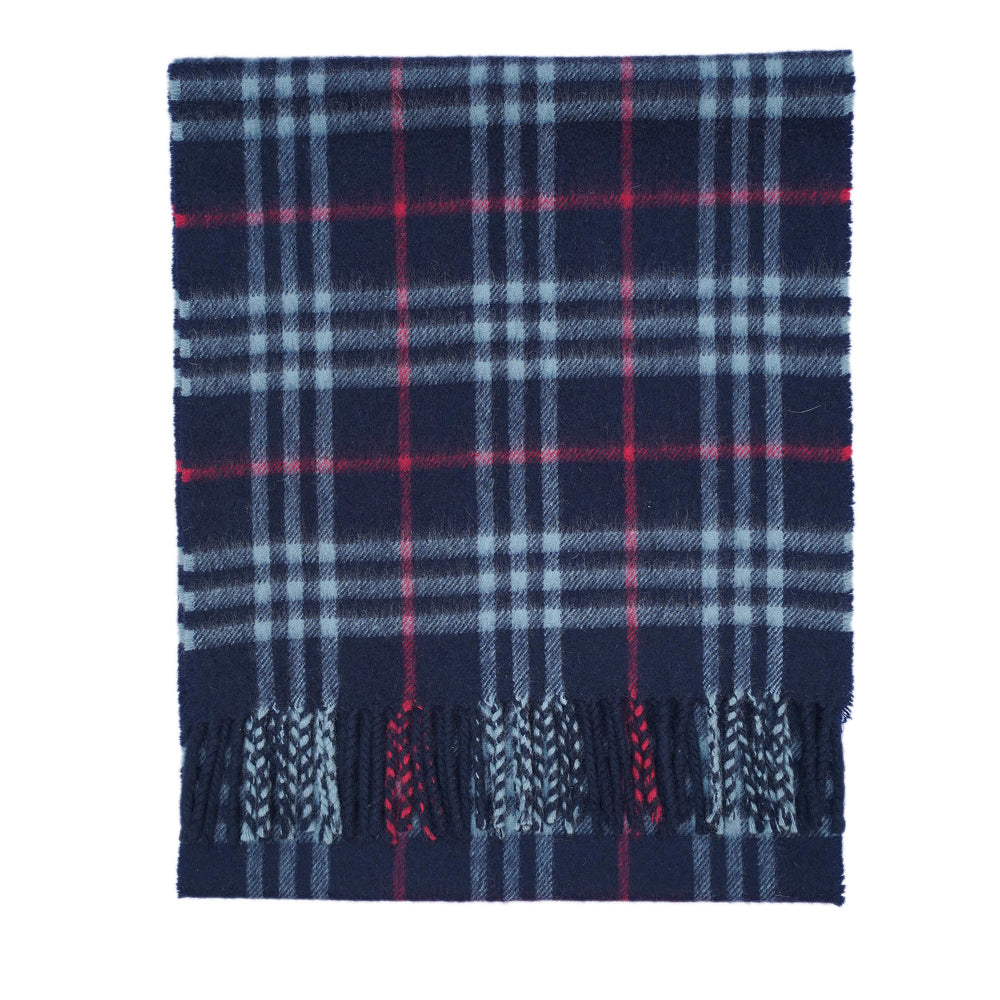 Cashmere Plaid Print Vintage Pre-Loved Scarf