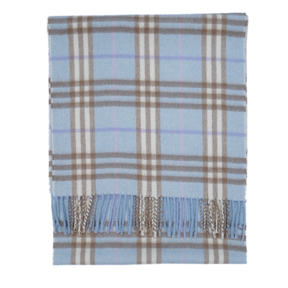 Cashmere Plaid Print Vintage Pre-Loved Scarf