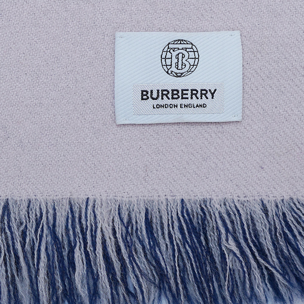 Wool Logo Print Vintage Pre-Loved Scarf