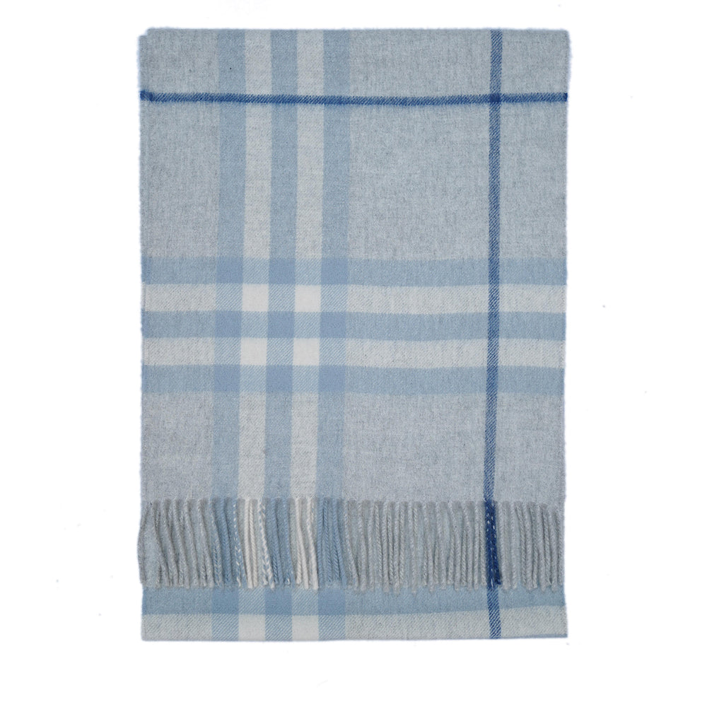 Cashmere Plaid Print Vintage Pre-Loved Scarf