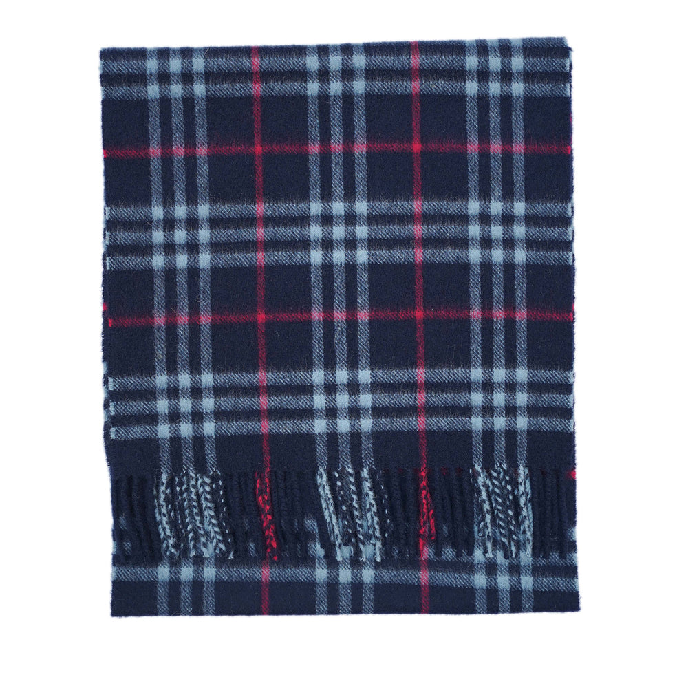 Cashmere Plaid Print Vintage Pre-Loved Scarf