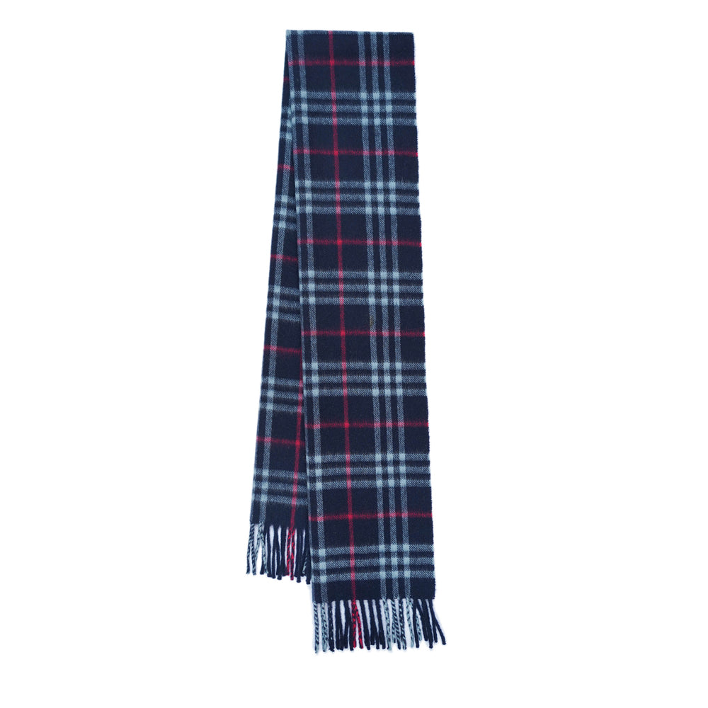 Cashmere Plaid Print Vintage Pre-Loved Scarf