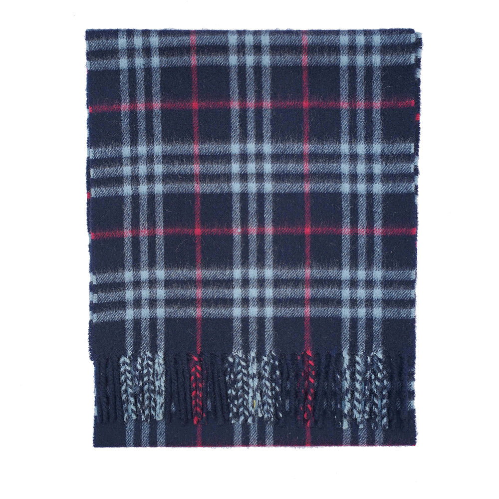 Cashmere Plaid Print Vintage Pre-Loved Scarf