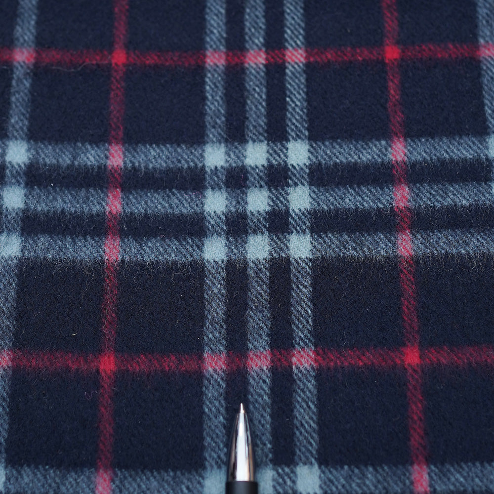 Cashmere Plaid Print Vintage Pre-Loved Scarf