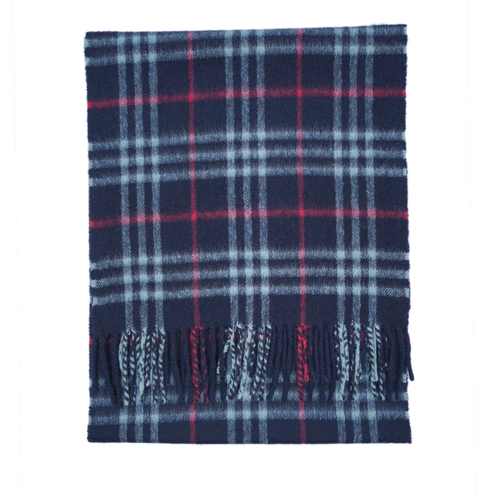 Cashmere Plaid Print Vintage Pre-Loved Scarf