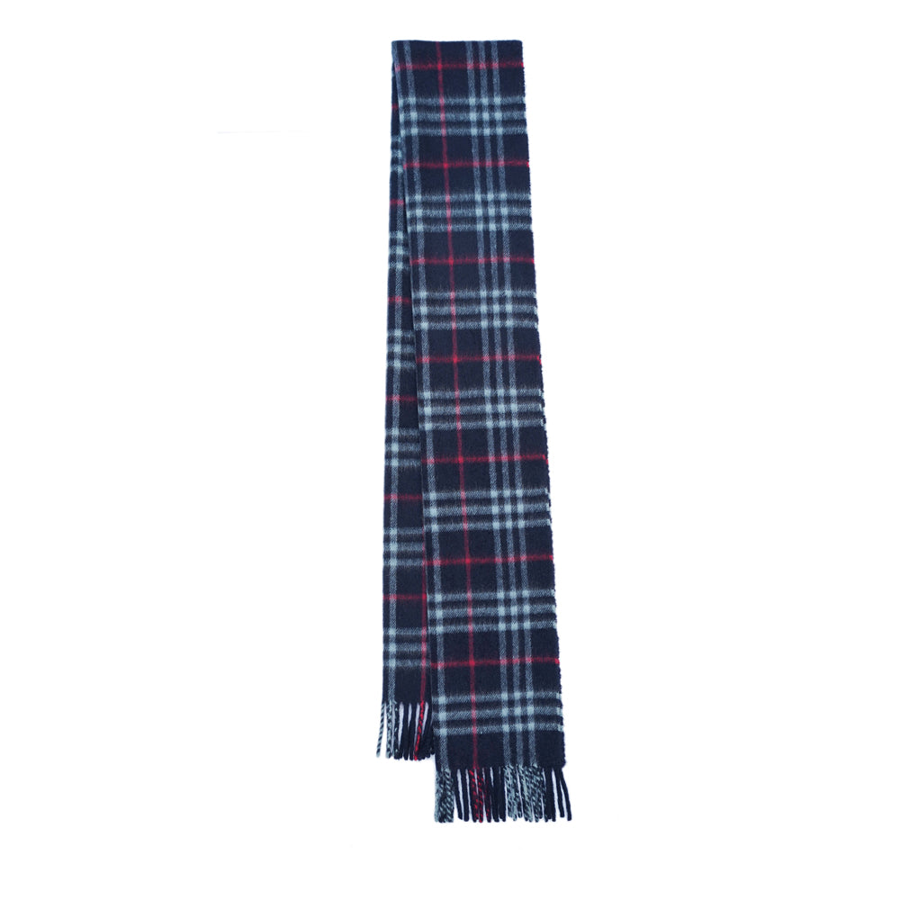 Cashmere Plaid Print Vintage Pre-Loved Scarf