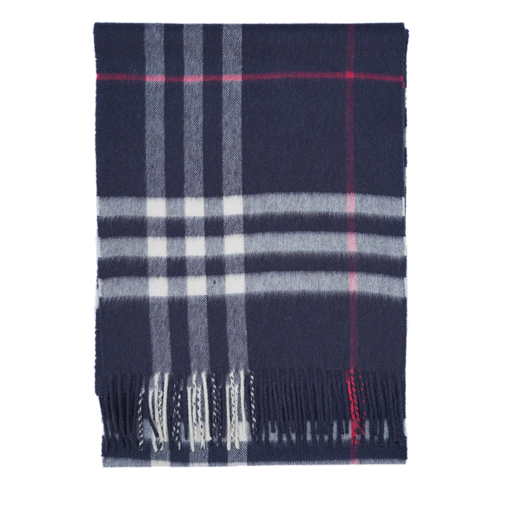 Cashmere Large Check Vintage Pre-Loved Scarf